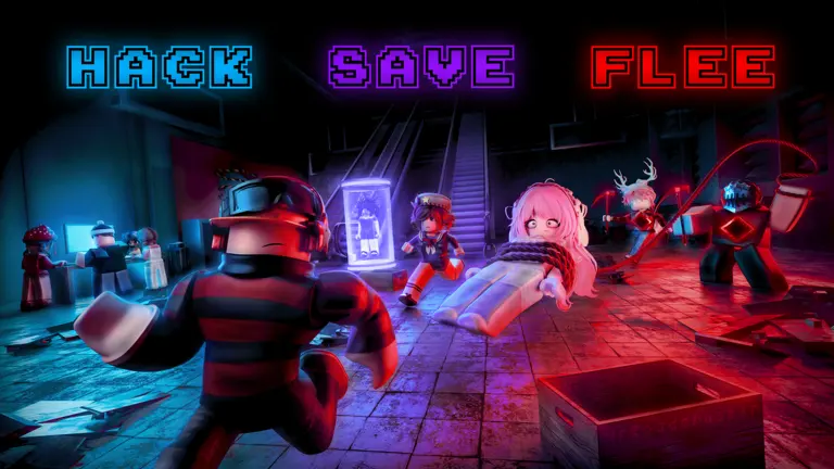 10 Player Flee official Roblox thumbnail, a separate experience